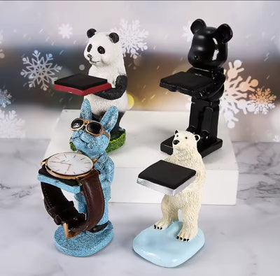 Astronaut Housekeeper Servant Watch Organizer Watch Holder Display Stand Glasses Dog Watch Stand