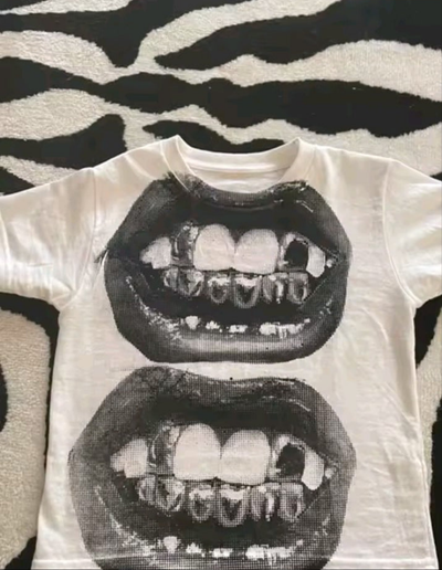 Punk y2k baby tee