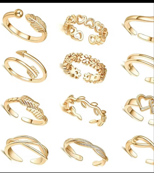 Hand and Toes adjustable rings